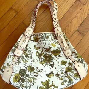Gucci Floral Horse-bit Hobo Handbag